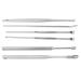 TOBILE 6-Piece/Set Ear Wax Picker Stainless Steel Ear Wax Remover Cleaning Tool Box