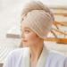 Buy Quick-Drying Hair Wiping Towel - Soft Absorbent Female Drying Cap in Black | International Shipping Available - Buy Online on GoSupps.com