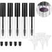  FRCOLOR Frcolor 5 x 10ml Reusable Mascara Tubes with Eyelashes Magic Wand and Transfer Pipettes for Castor Oil - Buy Online on GoSupps.com