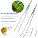 Aquarium Tools Stainless Steel Aquascaping Tools 3 in 1 Aquatic Plants Tweezers Scissors Cleaning Tool Set for Fish Starter Kits & Aquariums Tank Plants Kit (Curved Scissor Kit) - Buy Online on GoSupps.com