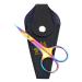 Nail Scissors Cuticle Scissors Eyebrow Scissors Trimming Scissor for Nails and Cuticle Multi-Purpose Manicure Scissors for Men and Women (Nail Scissors) (Titanium Rainbow)