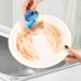 3-Pack Cleaning Kitchen Sponges Oval Oil Painting of Blue Butterfly Kitchen Cellulose Dishwashing Wood Pulp Cotton - Buy Online on GoSupps.com