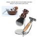 Yuyte Curved Shaving Stand - Premium Metal Holder for Manual Razors & Brushes | Classic Shaving Accessories - Buy Online on GoSupps.com