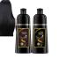 Lot de 2 shampooings pour la teinture des cheveux shampooing naturel pour cheveux noirs 3-en-1 shampooing colorant hydratation des cheveux noir et marron 2 pi ces *100 ml hair2