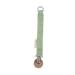 Filibabba Organic Cotton Pacifier Chain | 21 cm | Nickel-Free Clips | Danish Design for Boys & Girls | Tender Green - Buy Online on GoSupps.com