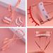 Eyelash Curler with Comb and 2 Silicone Refill Pads - Pink Beauty Makeup Tool for Women and Girls - Buy Online on GoSupps.com