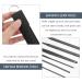 Stainless Steel Ear Cleaning Tools - 2 Sets of Portable Black Spiral Scrapers for Ear Wax Removal and Storage - Reusable and Easy to Use for Men, Kids, and Home Cleaning - Healeved - Buy Online on GoSupps.com