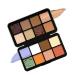 Siuwddee Contour Cream Palette Contour Makeup Palette | Facial Cosmetics Palette - 16-Color Palette for Face Contouring and Highlighting Long-Lasting Makeup