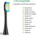 6 Pack Replacement Brush Heads for OCLEAN Electric Toothbrush - Compatible with Oclean One Flow X Pro & More - Black - Buy Online on GoSupps.com
