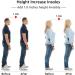 SQHT Height Increase Insoles - Shoe Lifts for Leg Length Discrepancies (Small - 1 Height) - Buy Online on GoSupps.com