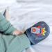 Dotty Fish Soft Leather Baby Shoes | Boys Toddler Shoes with Non-Slip Suede Soles | Space Rocket Design | 0-6 Months to 4-5 Years | 12-18 Months - Buy Online on GoSupps.com