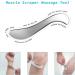 Gua Sha Stainless Steel Scraper - Grade Fascia Tool for Lymphatic Drainage & Cellulite Massage - Full Body Massager - Buy Online on GoSupps.com