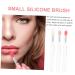 FOMIYES 12 Pcs Lip Brush Set - Professional Silicone Lipstick Brushes for Makeup & Face Care | Perfect for Travel & Acrylic Nails - Buy Online on GoSupps.com