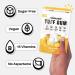 ROCKJAW Jawline Gum Tuff Gum 2.0 + complexe de vitamines B (sans tim) 100 % xylitol sans aspartame sans sucre (2 mois d'approvisionnement) (mangue exotique) - Buy Online on GoSupps.com