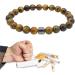 Quit Smoking Bracelet for Men | Triple Power Therapeutic & Anti-Anxiety Volcanic Rock Bracelet - Buy Online on GoSupps.com