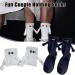 LELEBEAR Funny Magnetic Suction 3D Doll Couple Socks - Unisex Novelty Holding Hands Design - White (2pairs) - Buy Online on GoSupps.com