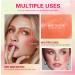 Kayswang Blush Stick 2-in-1 Cheek and Lip Tinted Moisture Stick Multi-Use Makeup Shadow Lips Cheek Blusher Creamy Makeup Long Lasting Natural Nude Makeup for All Skin (orange) - Buy Online on GoSupps.com
