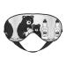 Cute Milk Bottle Bear Eye mask Soft Elastic and Adjustable Nighttime Comfort Sleeping mask Suitable for Both Men and Women