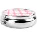 Shop Camellia Pattern Round Pill Box - 3 Compartment Travel Pill Organizer for Easy International Shipping - Buy Online on GoSupps.com