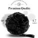 Exfoliating Bath Loofah Sponge 4 Pack - Shower Poufs for Men & Women (Black) - Buy Online on GoSupps.com