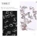 52 Pcs Silver 3D Metal Nail Studs Decoration Set - DIY Rhinestone English Letters Combo for Women - Buy Online on GoSupps.com