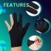 Unisex Billiard Gloves 4 Pack Nylon Three-Finger Snooker Gloves for Men & Women Black - Buy Online on GoSupps.com