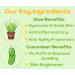 Organic Aloe & Cucumber Eye Gel Masks - De-Puff & Soothe Tired Eyes Hydrate Dark Circles Anti-Aging All Natural 30 Pairs - Buy Online on GoSupps.com