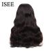 ISEE Hair 22 Inch Transparent Body Wave Human Hair Lace Front Wig - 250% Density, Pre-Plucked with Baby Hair - Natural Color, for Black Women - Buy Online on GoSupps.com