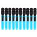 Hairdressing Clip For Women Plastic Clamp Hair Styling Non Slip Clips Grip Accessory (10 pcs-Blue)