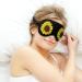Sunflower Sleep Mask - Adjustable Blindfold for Sleeping, Blocking Light, Travel, Naps - Men's and Women's Eye Cover - Buy Online on GoSupps.com