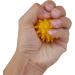 Soft Yellow Massage Ball with Knobs - 5.5 cm Stress Relief Massager for Relaxation - Buy Online on GoSupps.com