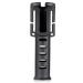 Fusiontec Waist Belt Rod Holder, Portable Waist Belt Fishing Rod Holder - Portable Pole inserter Fishing Rod for Outdoor, Lightweight and Durable (Black), 20x7x7cm