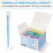 100x ARNOMED Disposable Toothbrushes with Toothpaste Individually Wrapped Toothbrushes Red Blue Green & Yellow - Buy Online on GoSupps.com