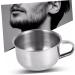 Premium 5-Hour Stainless Steel Shaving Bowl Cup - Ideal for Foam & Soap | International Shipping - Buy Online on GoSupps.com
