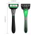 Portable 7-Ply Shaving Set with Weighted Rubber Handle | Ultimate Grooming Tool for Detail-Oriented Men - International Shipping Available - Buy Online on GoSupps.com