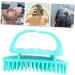 Bcoath 2-Piece Silicone Shampoo Brush Set - Scalp Massager for Adults | Hair Washing & Head Massage Brush (10.5x7x5.5cm Blue) - International Shipping Available - Buy Online on GoSupps.com