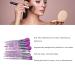Purple Lightweight Soft Blush Makeup Brush Set | Perfect for Daily Use | International Shipping - Buy Online on GoSupps.com