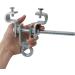 SupaWay Heavy Duty Steel I-Beam Clamp for Boxing Bags | Adjustable 63mm-220mm | 204kg Capacity | Durable Perforated Hanger - Buy Online on GoSupps.com