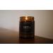 Calyan Cedar & Tobacco Scented Soy Wax Candle | 7.2 oz | 57 Hour Burn | Aromatherapy Gift in Amber Glass Jar - Buy Online on GoSupps.com