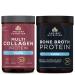 Ancient Nutrition Multi Collagen Protein Powder Vanilla 24 Servings + Bone Broth Protein Powder Vanilla 20 Servings