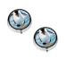Cute Penguins Baby Taking Pictures Printed Mini Round Pill Box Pill Box 3 Compartment Medicine Pill Case Pill Organizer Travel Pillbox Portable Pill Box for Pocket Home Office Use