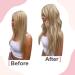 Easyouth Real Hair Extensions - 18 Inch Remy Bonding Blonde Hair Extensions | 50g 50 Pieces #27P613 & #27/613 Honey Blond Mix - Buy Online on GoSupps.com