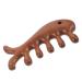 Beavorty Jade Facial Massage Comb - Wooden Fish Shape Anti-Static & Sandalwood Hair Tubing Tool - Buy Online on GoSupps.com
