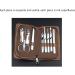 Manicure Set Professional Nail Clipper Kit with Leather for Travel or Home Perfect Gifts for Women and Men (Color : Brown) - Buy Online on GoSupps.com
