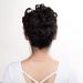 Medium Brown Wavy Hair Bun Updo Extension | Messy Bun Chignon Ribbon Ponytail Donut | 30g Curly Hairpiece - Buy Online on GoSupps.com