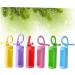 FRCOLOR 6pcs Neoprene Bottle Holder Keychain Set - Perfect for Essential Oils & Travel - Durable Keyring with Hanging Hook - Buy Online on GoSupps.com