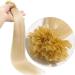22" Pre Bonded Human Hair Extensions 200 Strands (#60 Platinum Blonde 100g) - Buy Online on GoSupps.com