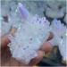 Natural Crystal Cluster Plated White Crystal Cluster Reiki Stone Crystal Tip House Decorative Specimens Crude Mine PEIQIYIN Stone Mineral Specimen 1pc - Buy Online on GoSupps.com