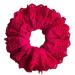 amangul Lace Hair Scrunchies Soft Elastic Hair Ties Set for Women Teenage Girls Ponytail Holders Elastic Hair Accessories(Double Layer Red Lac)