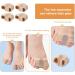 Cohaeli Bunion Corrector 4Pcs Set - Orthopedic Toe Separators & Splint for Hallux Valgus - Foot Care Supplies - Size L 6x3.2cm - Buy Online on GoSupps.com